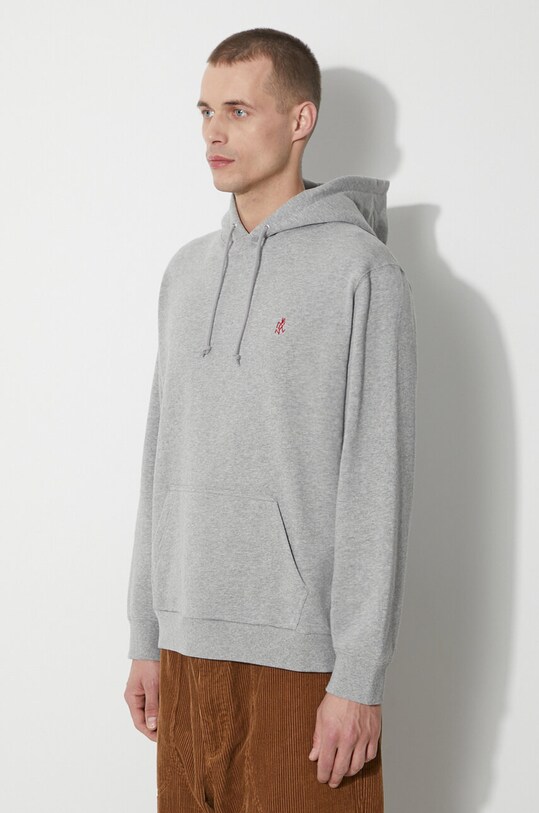 Gramicci hanorac de bumbac One Point Hooded Sweatshirt gri G303.FT