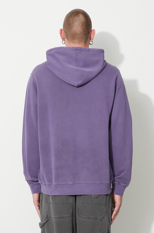 Odjeća Pamučna dukserica Gramicci One Point Hooded Sweatshirt G303.FT ljubičasta