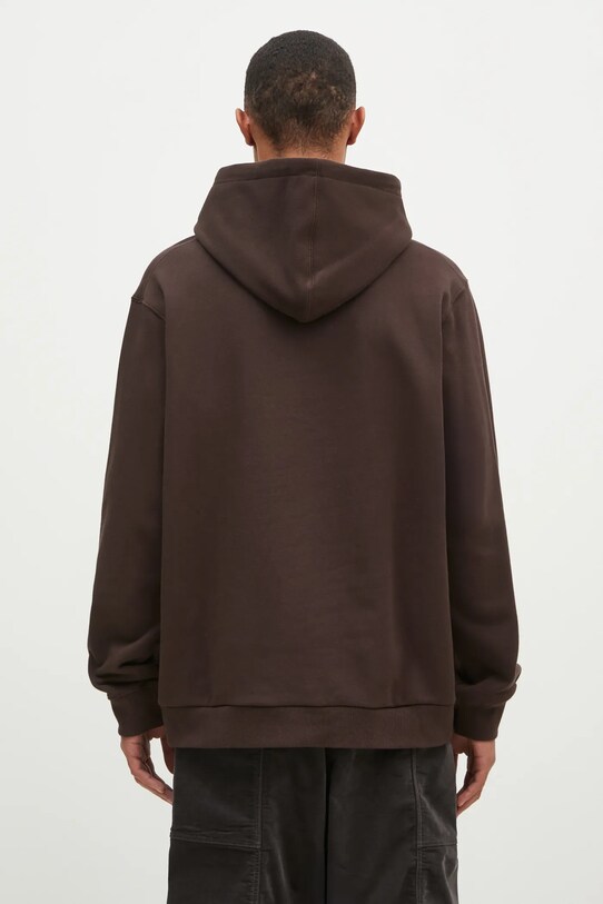 Oblečení Bavlněná mikina Gramicci One Point Hooded Sweatshirt G303.FT hnědá