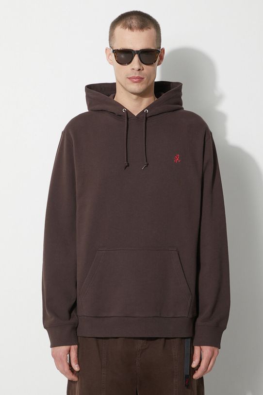 Βαμβακερή μπλούζα Gramicci One Point Hooded Sweatshirt