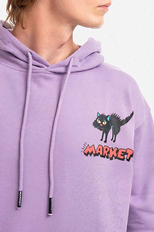 Market hanorac de bumbac violet 397000383