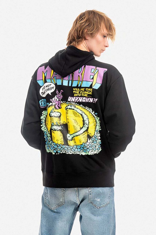 Clothing Market cotton sweatshirt 397000381 black