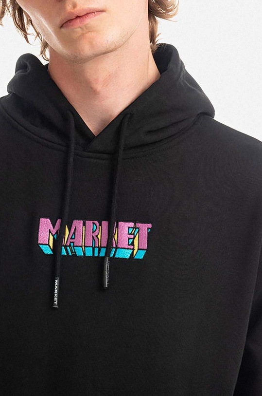 Market cotton sweatshirt black 397000381