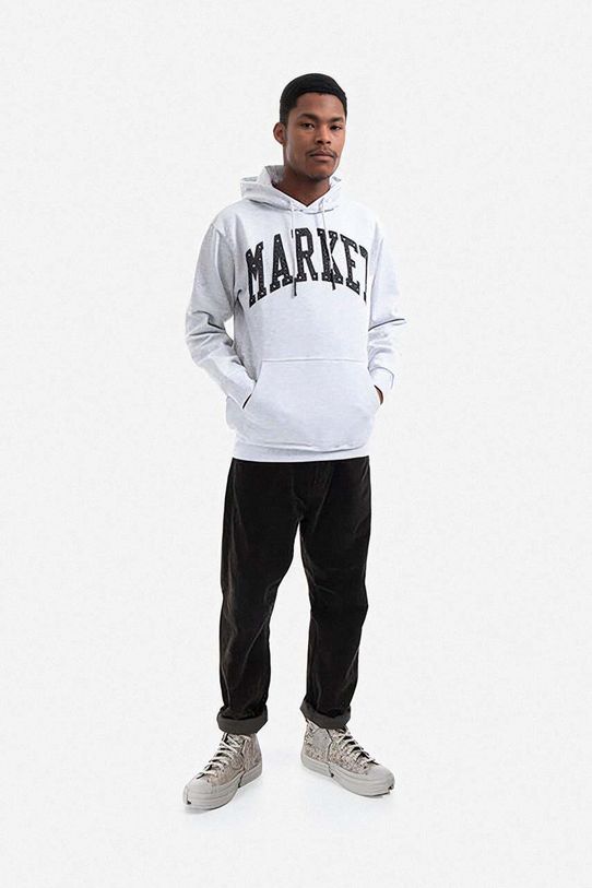 Market cotton sweatshirt 397000194 gray SS23