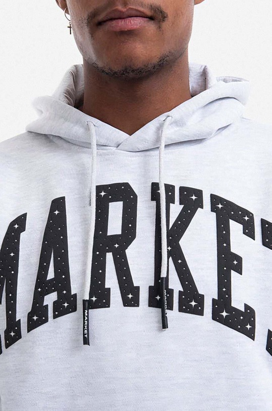 Bavlněná mikina Market šedá 397000194