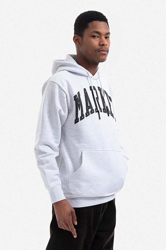 Market cotton sweatshirt 397000194 gray