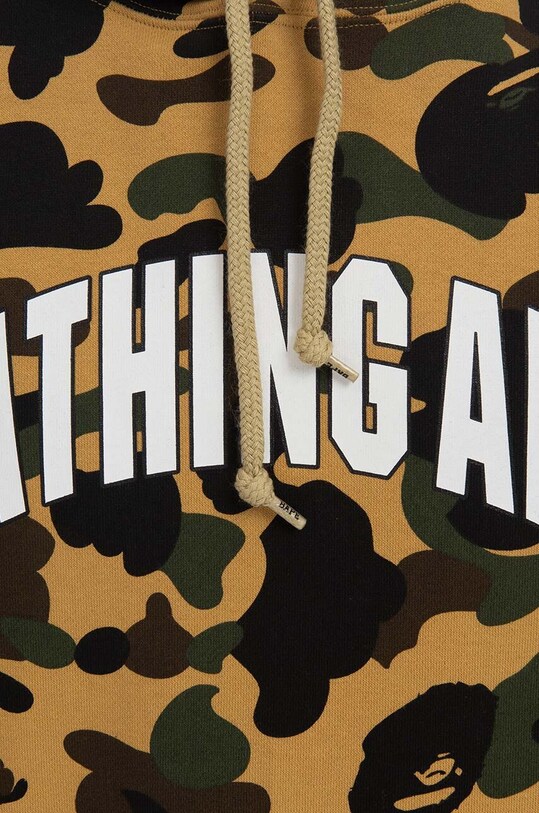 Хлопковая кофта A Bathing Ape жёлтый 001PPI801009M