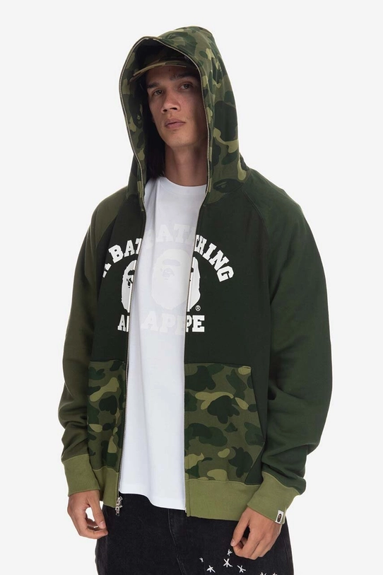 A Bathing Ape cotton sweatshirt cotton green 001ZPI801008M