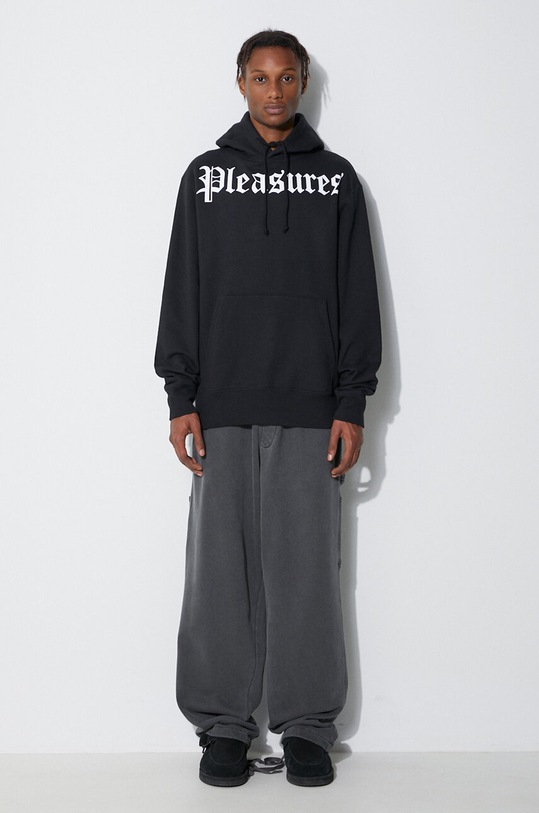 PLEASURES sweatshirt P23SU058 black SS23