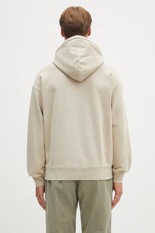Odzież Carhartt WIP bluza bawełniana Hooded Nelson Sweat I029963.2LPGD beżowy