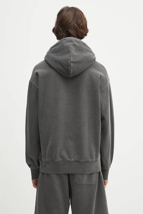 Oblečenie Bavlnená mikina Carhartt WIP Hooded Nelson Sweat I029963.87GD sivá