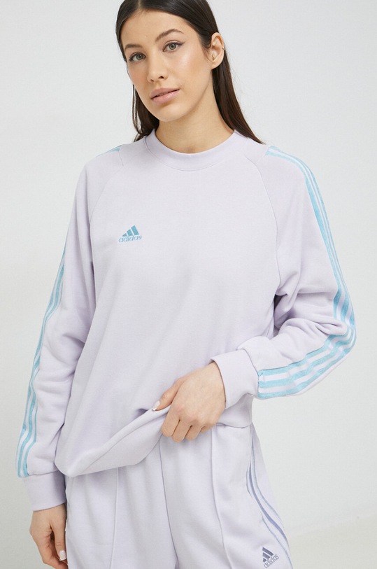 adidas bluza HS7477 fioletowy