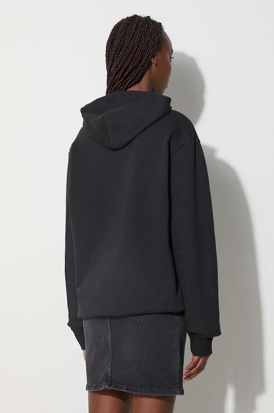 Βαμβακερή μπλούζα Reebok Classic μαύρο HT8178