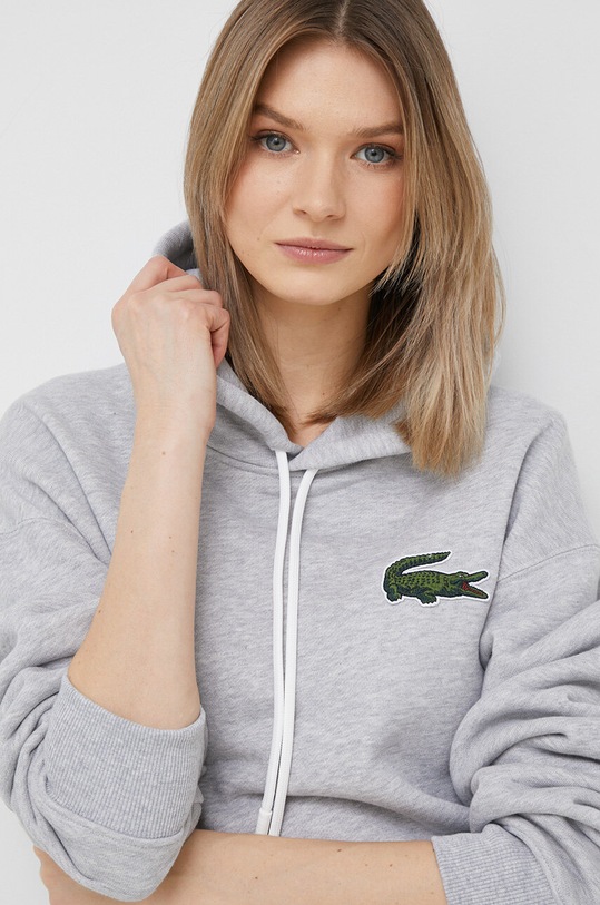 Lacoste bluza bawełniana szary SH6404