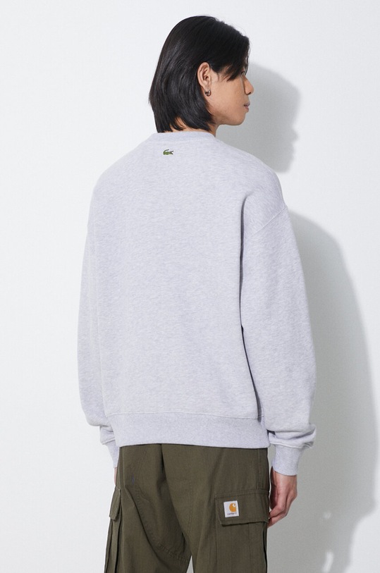 Lacoste hanorac de bumbac gri SH6405