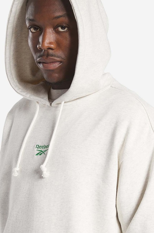 Bavlnená mikina Reebok Classic Small Vector Hoodie HS7152