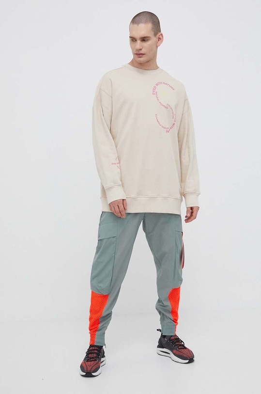 adidas by Stella McCartney pamut melegítőfelső IA7713 bézs SS23