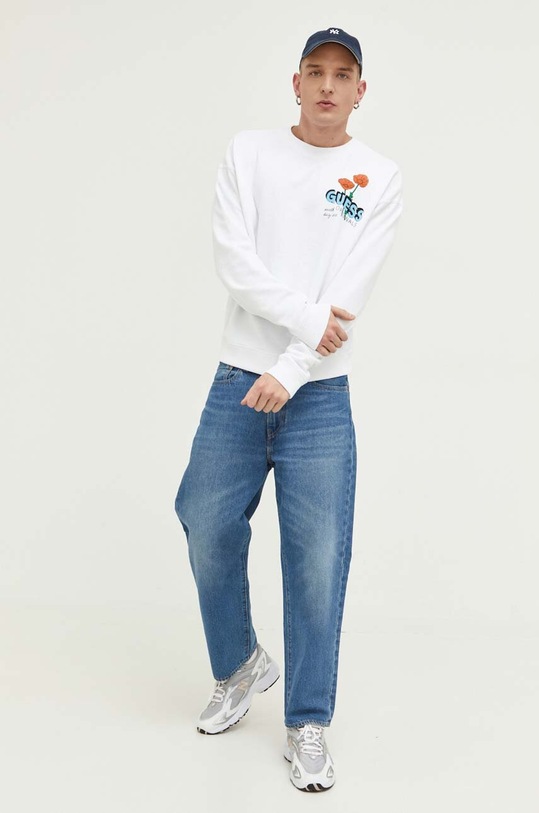 Guess Originals bluza M3GQ05KBQO2 biały SS23
