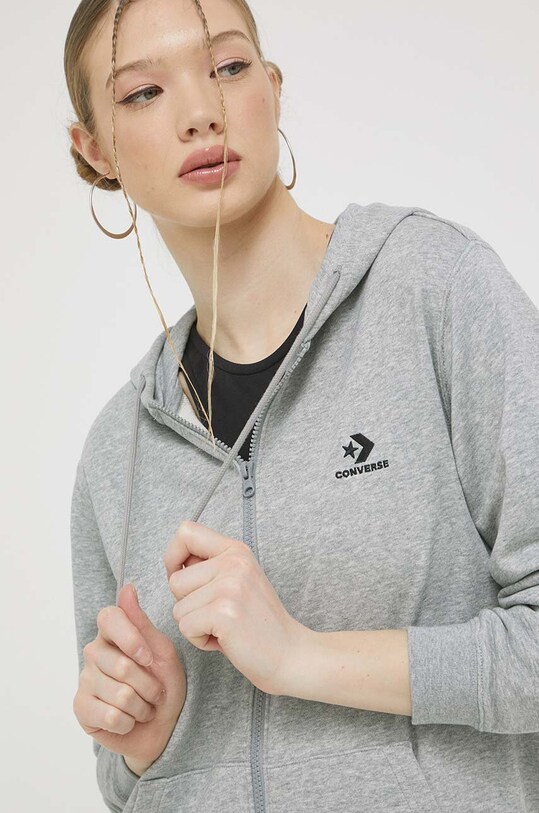 Одяг Кофта Converse 10023871.A02 сірий