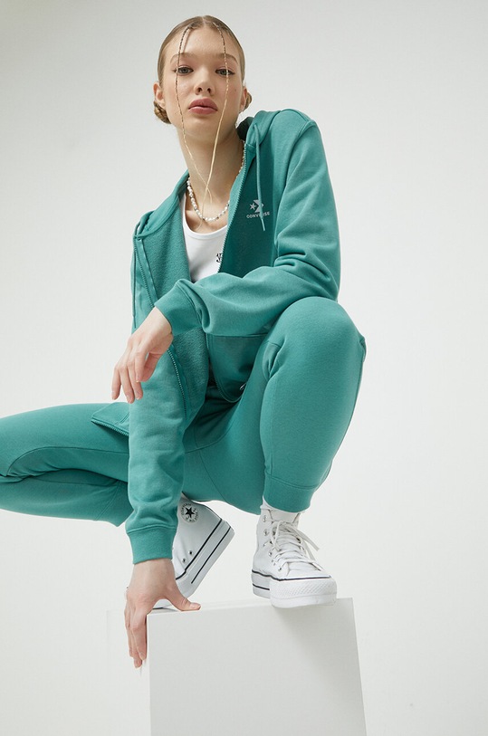 Converse bluza 10023871.A07 turkusowy SS23