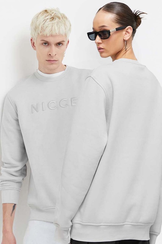 Nicce bluza imprimeu gri 0033.K008