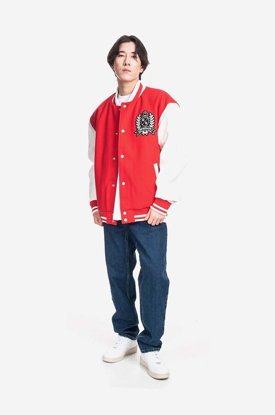 Куртка-бомбер з домішкою вовни Reebok Classic Res V Jacket HS5794 червоний SS23