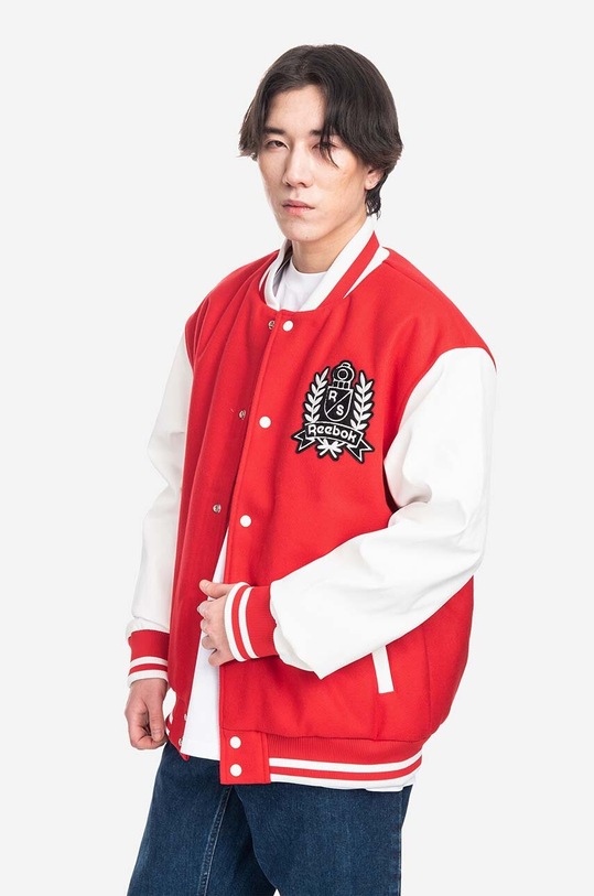 Куртка-бомбер с примесью шерсти Reebok Classic Res V Jacket HS5794