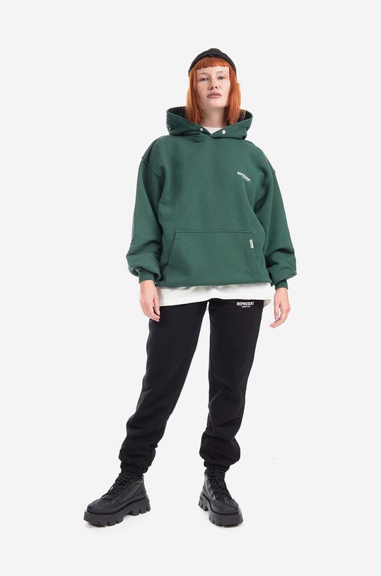 Odzież Represent bluza bawełniana Owners Club M04153.62 zielony