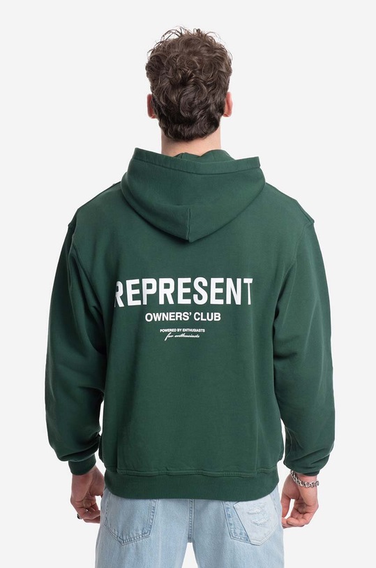 Represent bluza bawełniana Owners Club M04153.62 zielony