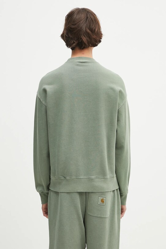 Odzież Carhartt WIP bluza bawełniana Nelson Sweat I029957.1YFGD zielony