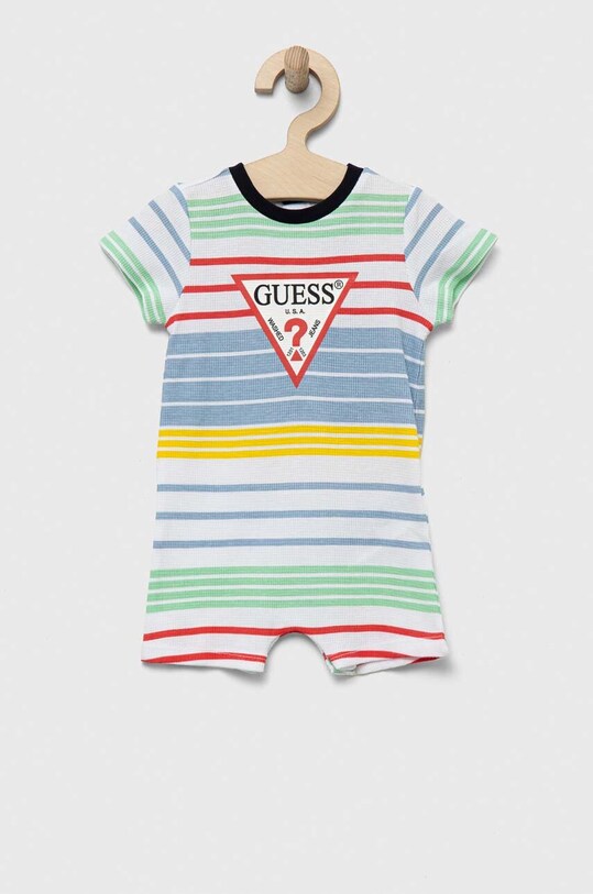 Guess rampers bawełniany niemowlęcy Produkt niemowlęcy multicolor P3GG06.KBON0.PPYX