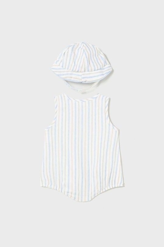 Mayoral Newborn caciula si body bebe 1613.1J.NEWBORN albastru SS23