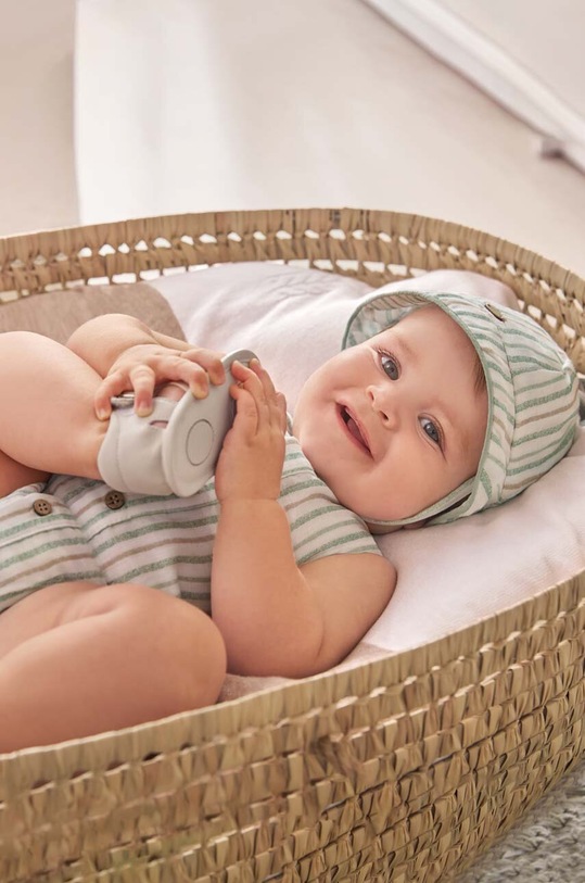 Mayoral Newborn caciula si body bebe 1613.1J.NEWBORN turcoaz SS23
