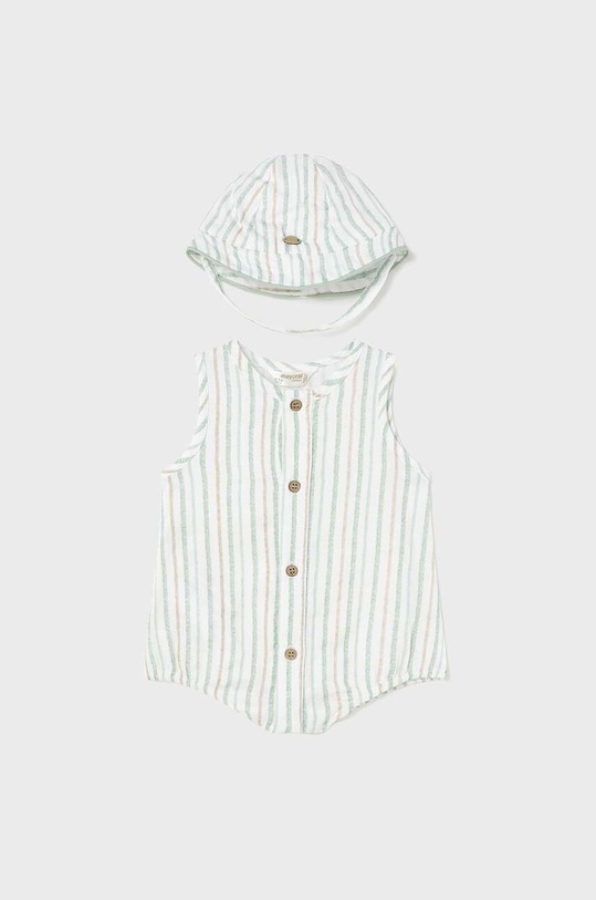 Mayoral Newborn caciula si body bebe turcoaz 1613.1J.NEWBORN