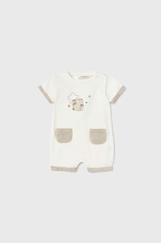 Mayoral Newborn rampers niemowlęcy Produkt niemowlęcy beżowy 1755.1J.NEWBORN
