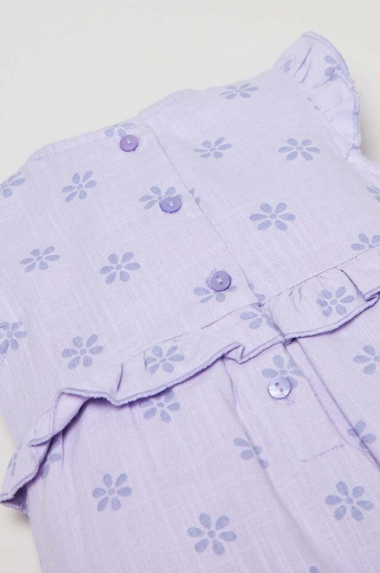 Lány OVS pamut rugdalózó 1760669.Newborn lila