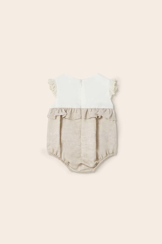 Mayoral Newborn rampers niemowlęcy 1689.2M.NEWBORN beżowy SS23