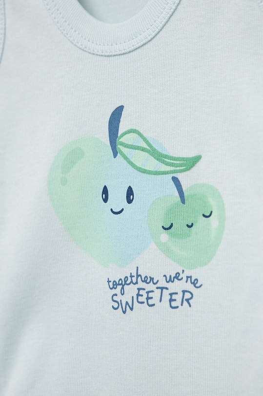 Детское боди из хлопка United Colors of Benetton 2 шт 3GI70B00F.W.SEASONAL