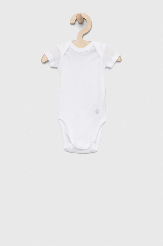 Dziewczynka United Colors of Benetton body bawełniane niemowlęce 3-pack 3GI70B079.W.REPROPOSED niebieski