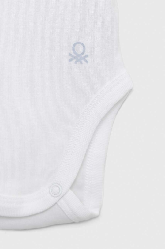 United Colors of Benetton body bawełniane niemowlęce 3-pack 3GI70B079.W.REPROPOSED