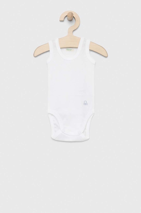 Dziewczynka United Colors of Benetton body bawełniane niemowlęce 3-pack 3GI70B136.W.REPROPOSED niebieski