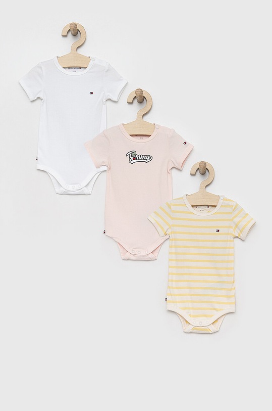Tommy Hilfiger body niemowlęce 3-pack Produkt niemowlęcy różowy KN0KN01606.G.PPYX