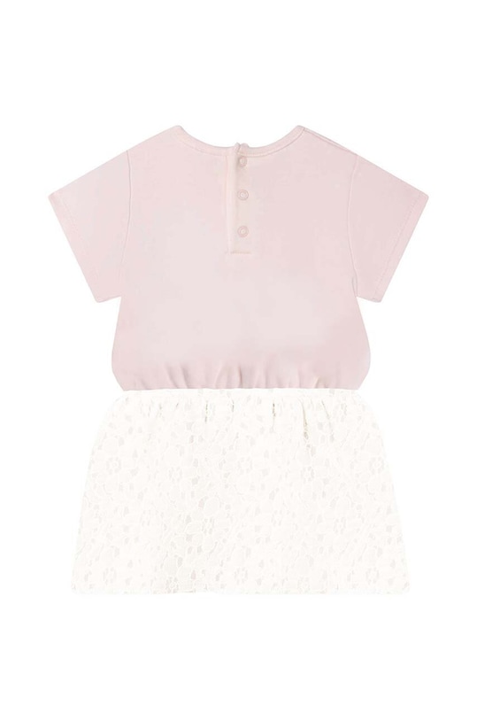 Дитяча бавовняна сукня Michael Kors R92105.86.94 рожевий SS23