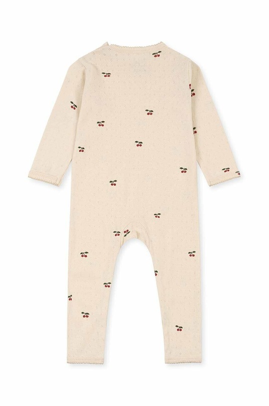 Dětské bavlněné dupačky Konges Sløjd KS4478 růžová SS23