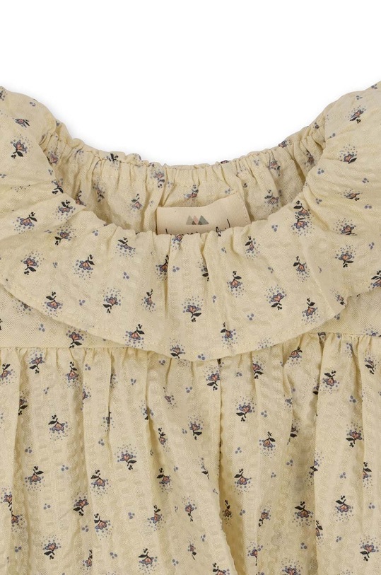 Djevojčice Pamučni kombinezon za bebe Konges Sløjd KS4538 bež