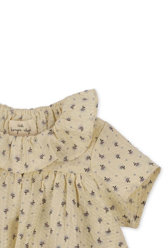 Pamučni kombinezon za bebe Konges Sløjd bež KS4538