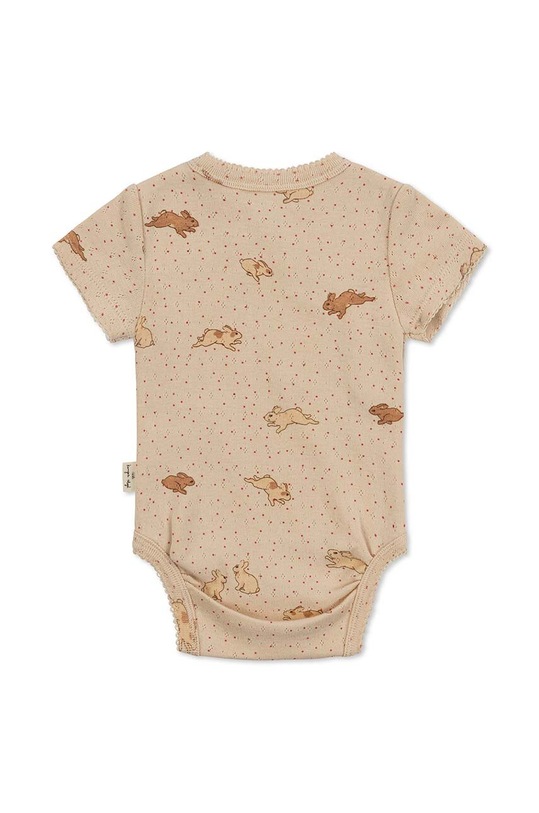 Детское боди из хлопка Konges Sløjd KS5271 оранжевый SS23