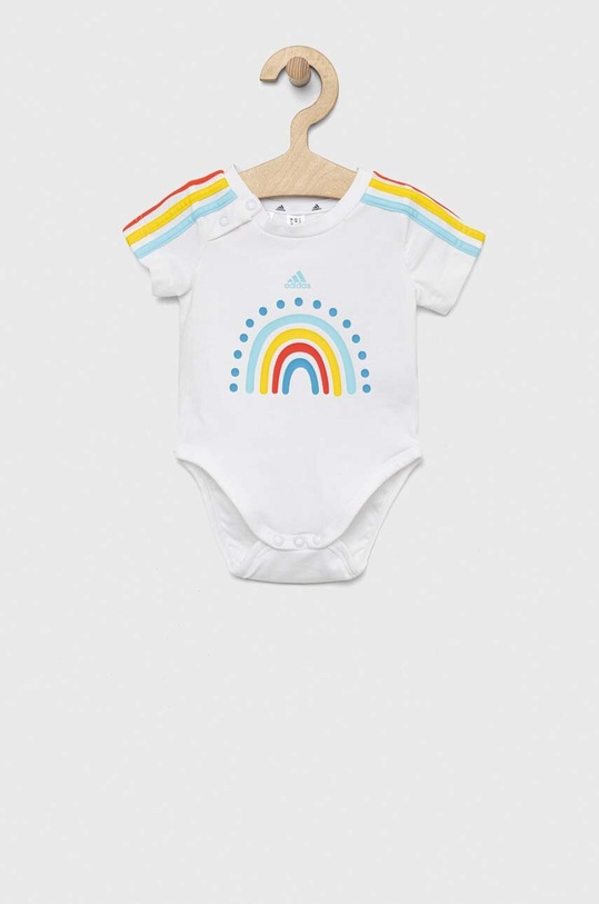 Kojenecký overal adidas I 3S GIFT SET Kojenecký výrobek bílá HR5888