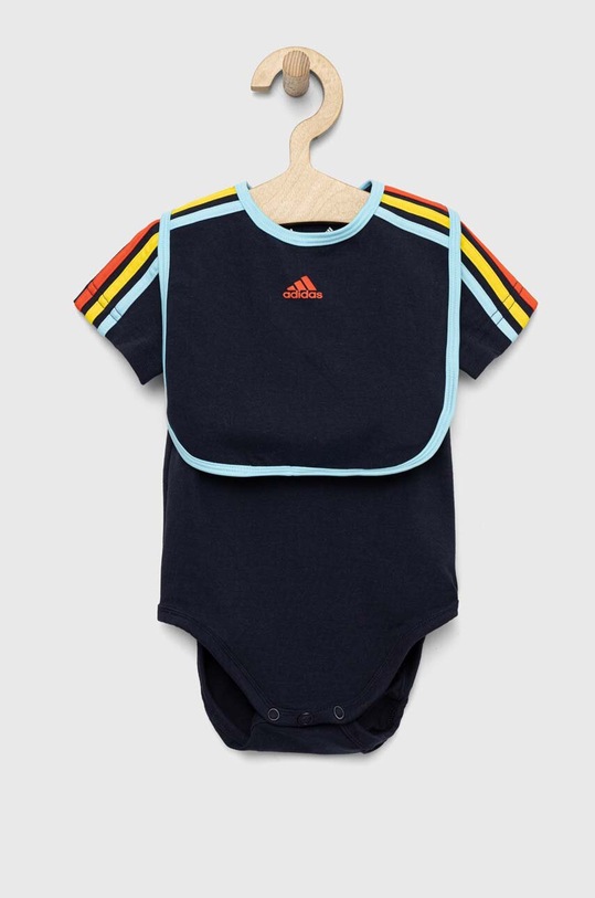 Бебешко боди adidas I 3S GIFT SET За бебета тъмносин HR5889