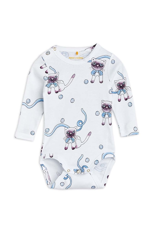 Mini Rodini body bawełniane niemowlęce Produkt niemowlęcy biały 1100004550